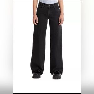 Levi's Black Wide Leg Jeans